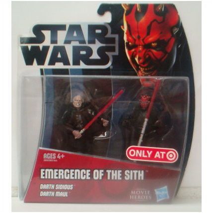 STAR WARS ' EMERGENCE OF THE SITH ' Darth Sidious & Darth Maul set