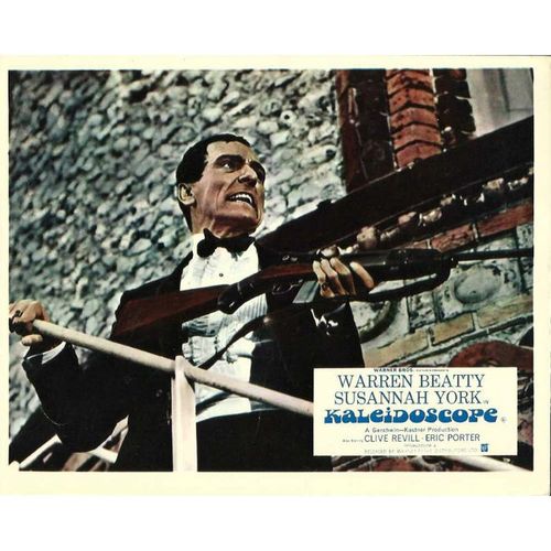 KALEIDOSCOPE Warren Beatty, Susannah York 1966 F-O-H Stills Set (8)