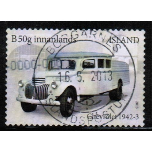 2013 Iceland Sc# 1301 - Chevrolet truck - B50g (137 kr) used