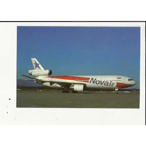 Aviation NOVAIR DC-10-10 Postcard by J.J. (21)