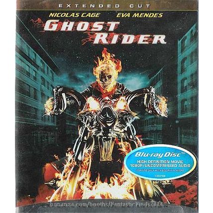 Blu-Ray - Ghost Rider: Extended Cut (2007) *Nicolas Cage / Eva Mendes / Marvel*