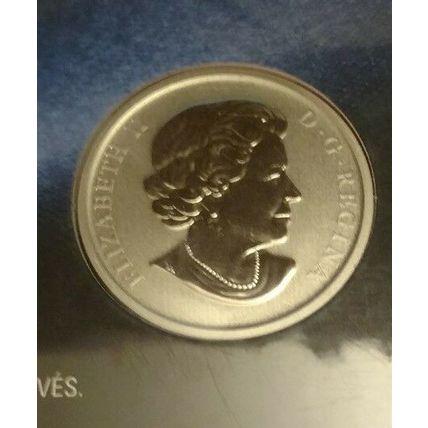 2011 CANADA 25 cent Coloured Coin - William and Kate Wedding Celebration