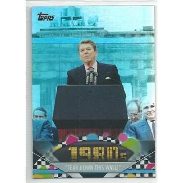 2011 TOPPS AMERICAN PIE ' FOIL ' card # 160 Tear Down This Wall