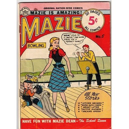 Mazie # 5 Digest size comic ( 1951)