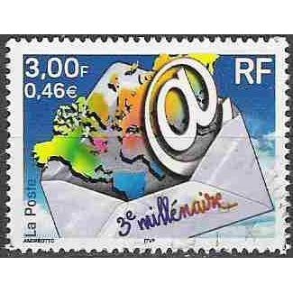 France 2000 Michel 3505I O Cote (2008) 1.10 € 3ème millénaire Cachet rond