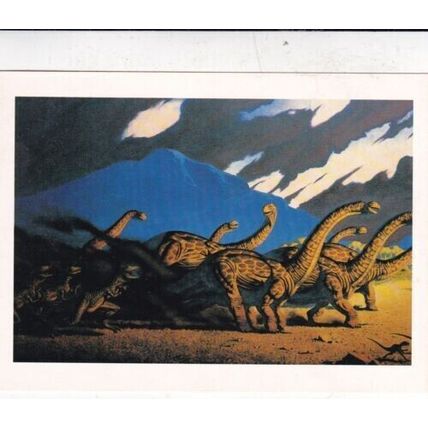 United States 1989 Dinosaurs Maximum cards set of 6 Lake Buena Vista cancel VGC
