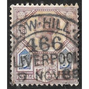 1887 -1892 The 50th Anniversary of the Regency of Queen Victoria - 5d Used C5