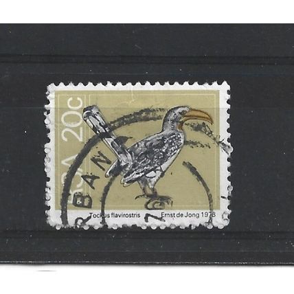 SouthAfrica.SG359 20c Yellow-billed Hornbill.Fine Used.Sep25c