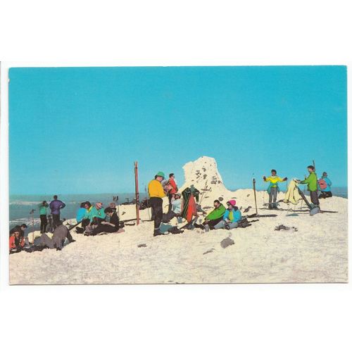 Skiers at the Summit of Cairngorm Postcard 36317