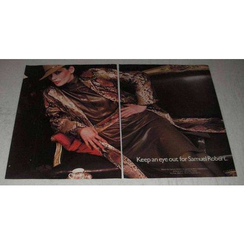 1981 Samuel Robert Fashion by Peter HatsiAndrou Ad