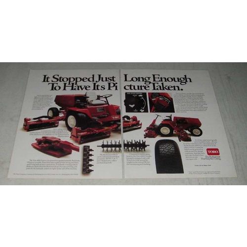1988 Toro Reelmaster 450-D Mower Ad - It Stopped Just Long Enough