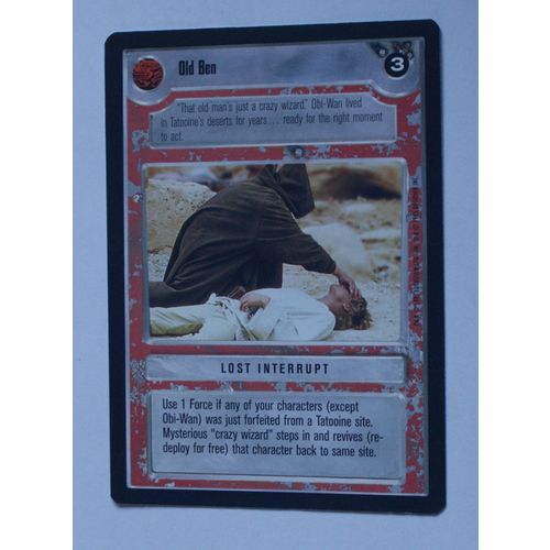 Star Wars CCG: Premiere Limited # Old Ben (A) light 1995 decipher