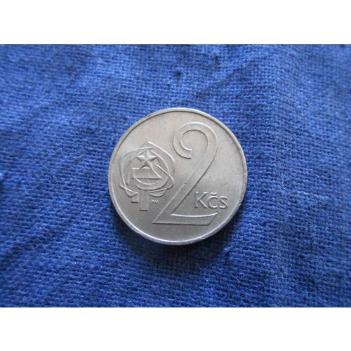 1983 CZECHOLOSVAKIA 2 KORUNY COIN.