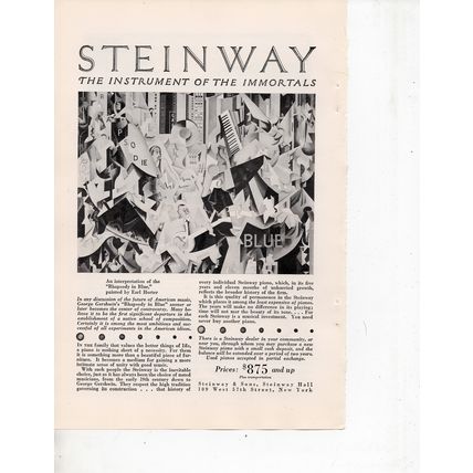 Steinway pianos vintage Print Ad March 1928