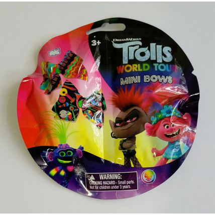 Trolls World Tour Bows Blind Bags Lot of 8 Bags with 2 Bows in ea Bag to Share!