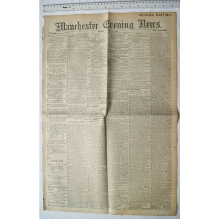 1912 original Manchester Evening News No. 13,533
