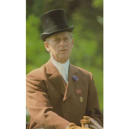 The Driving Duke Of Windsor 1982 Photo Royal Postcard