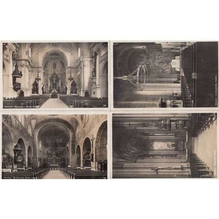 Margarethen Marie Hill Ludwig St Antonius Kirche Munchen 4x Real Photo Postcard