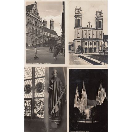 Munchen Paulskirche Bei Nacht St Korbinian Frauenkirche Die Blutenburg 4x Real P