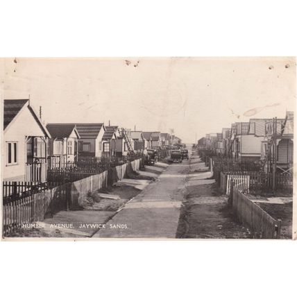 Humber Avenue Jaywick Sands Essex Old Real Photo Postcard