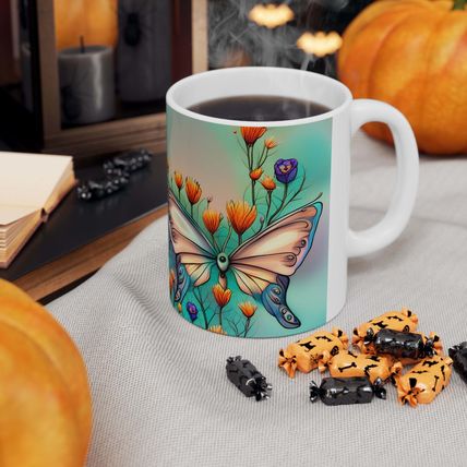 June Opal Birth Month Colors Fairies & Butterflies #2 Mug Ceramic Coffee Mug 11o