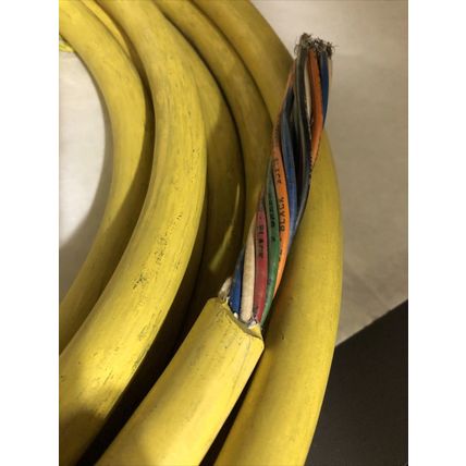 NEW BRAD HARRISON 47554 CORDSET MINI-CHANGE 16AWG/12-COND 12P-FEMALE 30FT,FK,EW