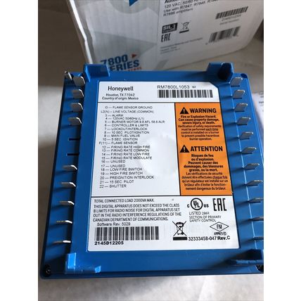 New HONEYWELL RM7800 L 1053 BURNER Control,Honeywell RM7800L1053,S7800A1001,EK