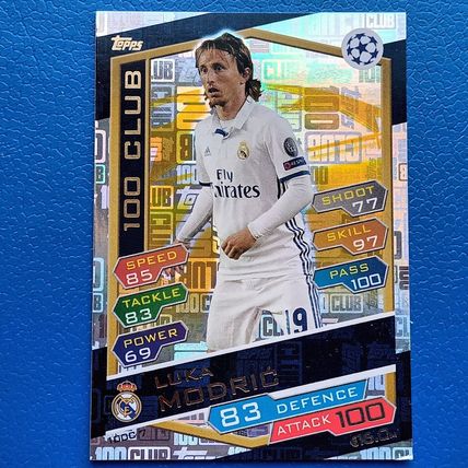 Topps Match Attax Uefa CL 2016/17 - C7 Luka Modric 100 Club One Hundred 100C 7