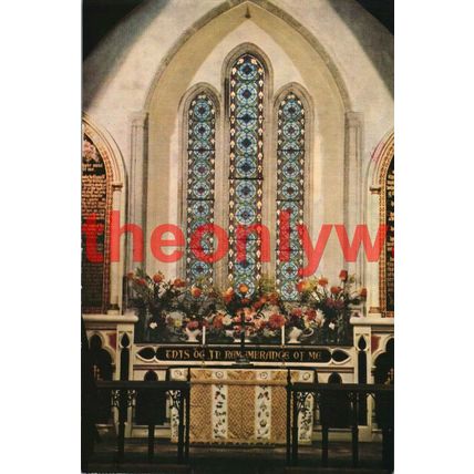 Altar, St Anthony in Roseland, Cornwall, Postcard