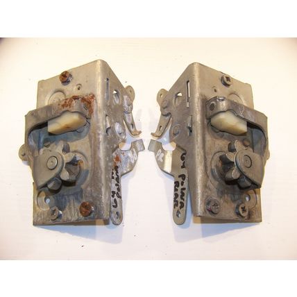 1964 DODGE POLARA 4D REAR DOOR STRIKER LATCH ASSY OEM PAIR BELVEDERE FURY