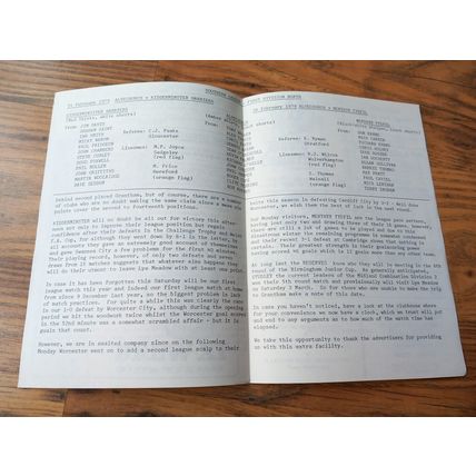 1978/79 Alvechurch vs Kidderminster Harriers - Southern League * FREE P&P *