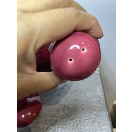 Sugar, Salt and Pepper Shaker Set x 3 Ceramic Vintage Collectible Decor Display