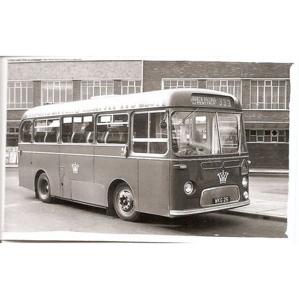 Black & White Photograph of Western Welsh Omnibus Co. Ltd. - WKG 26