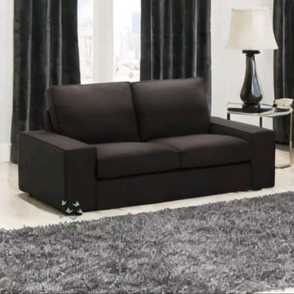 Ikea Kivik 2 Seat Sofa Cover - Idemo Black 602.439.39 Cover Only