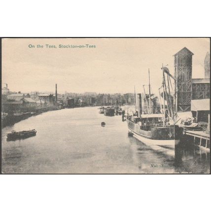 On the Tees, Stockton-on-Tees, Durham, c.1905 - Valentine's Postcard