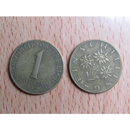 Austria 1967 1 Schilling Coin