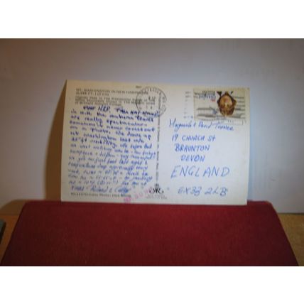 MT.WASHINGTON. NEW HAMPSHIRE, USA used postcard 1981 pm =