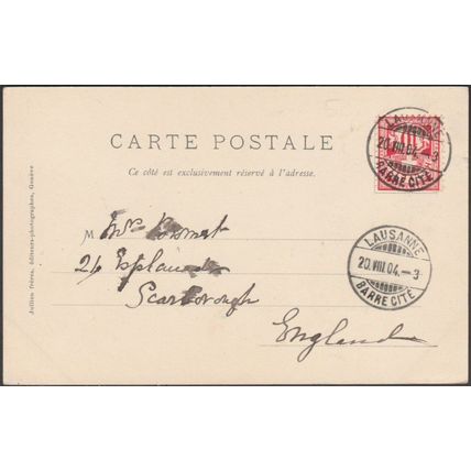 Avenue Du Théâtre, Lausanne, 1904 - Jullien Frères CPA