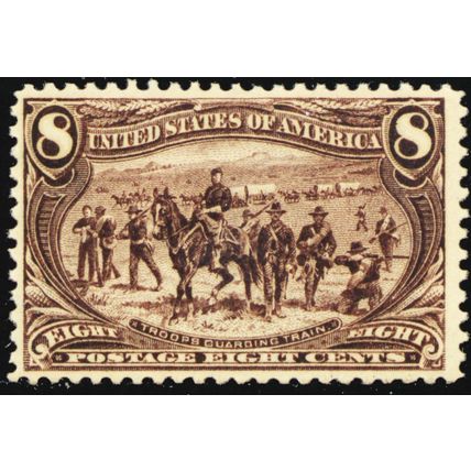 289, Mint VF XXLH 8¢ Trans Mississippi - SCV $140 - Stuart Katz