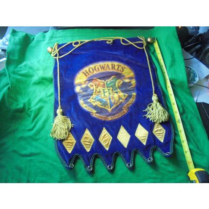 HOGWARTS Ornate Hanging BANNER! Best One Online!! $35.00 Shipped! This 16" Long