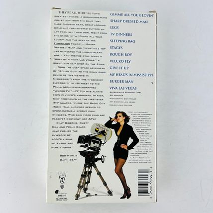 ZZ Top Greatest Hits VHS Video Tape