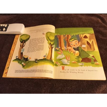 Little Golden Book Bil Baird's Whistling Wizard By Alan Stern (A) Edition 1952