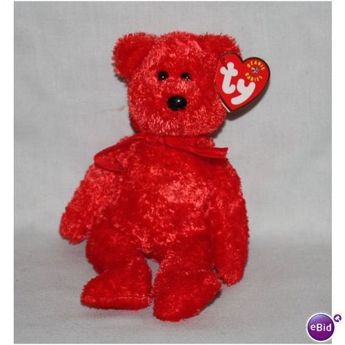 2001 Ty Beanie Babies Sizzle the Bear with Tag