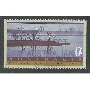 AUS 1992 45c 'WETLANDS AND WATERWAYS' FINE USED (EBID47-872)