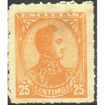 Venezuela 1882 - SG113 - 25c orange - Bolivar - MH