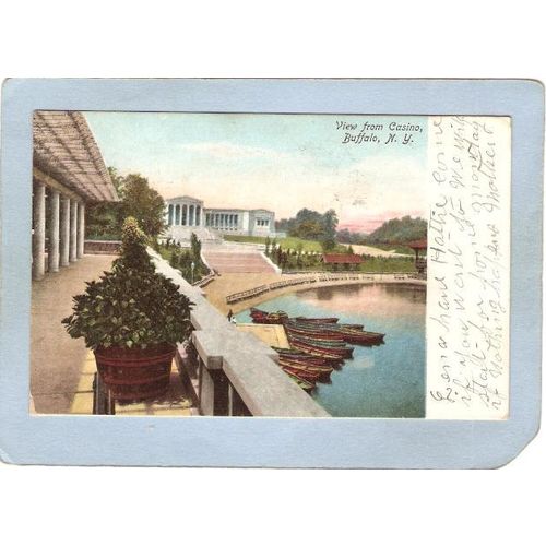 New York Buffalo View From Casino Undivided Back ny_box4X1~2838