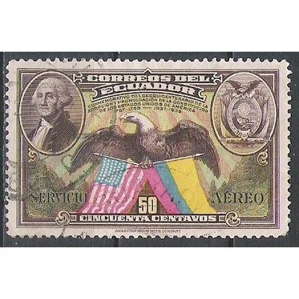 Ecuador ( Equateur ) N° PA 62 YVERT OBLITERE ( USED )