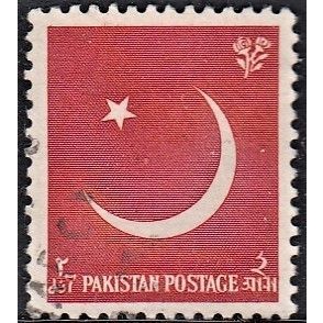 PAKISTAN, 1956 2a Crescent and Star, SG 83 (Scott #83), used