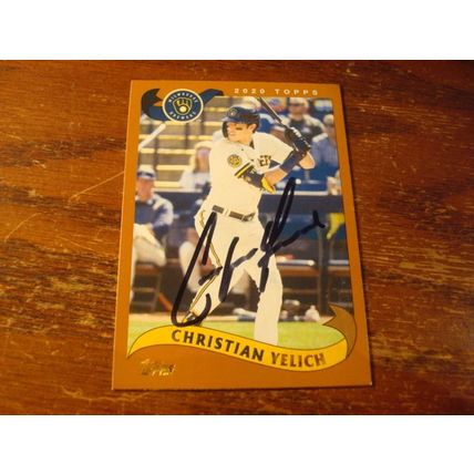 2020 Topps, Autograph Card w/COA, CHRISTIAN YELICH, Brewers