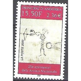 Andorre Français 2000 Michel 560 Neuf ** Cote (2008) 12.00 € Peinture